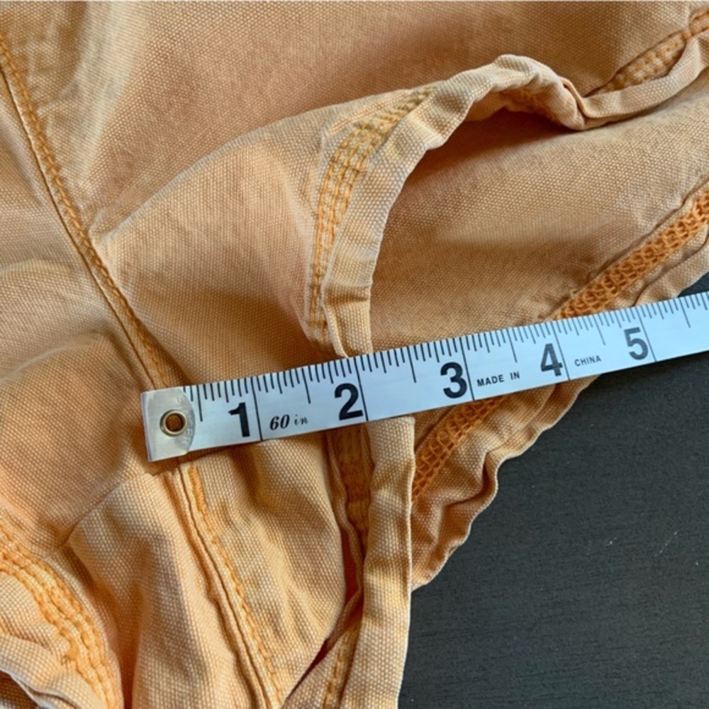 AERIE Babewatch High Waisted Pull On Shorts Orange Size Large - Picture 11 of 13